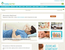 Tablet Screenshot of espanol.babycenter.com